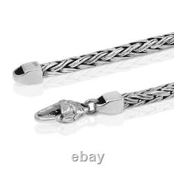 High-quality silver chain necklace, made of solid 925 sterling silver