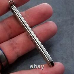 IXL George Wostenholm Sterling Silver Watch Fob Knife Made In England