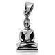 Impressive High-Quality Buddha Pendant, made of Solid 925 Sterling Silver