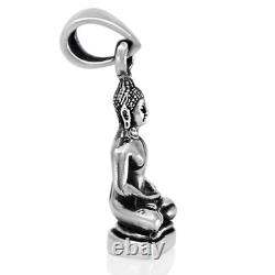 Impressive High-Quality Buddha Pendant, made of Solid 925 Sterling Silver