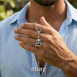 Impressive High-Quality Buddha Pendant, made of Solid 925 Sterling Silver Impressive High-Quality Buddha Pendant, made of Solid 925 Sterling Silver