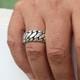 Impressive High-Quality Silver Tire Ring, made of Solid 925 Sterling Silver