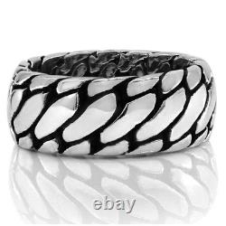 Impressive High-Quality Silver Tire Ring, made of Solid 925 Sterling Silver