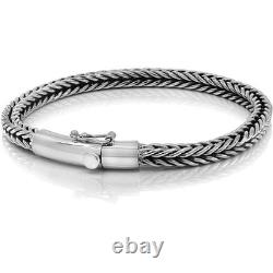Impressive High Quality men's Elegant Bracelet made of Solid 925 Sterling Silver