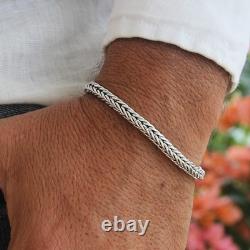 Impressive High Quality men's Elegant Bracelet made of Solid 925 Sterling Silver