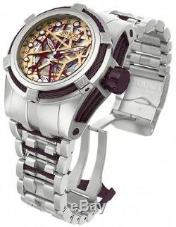 Invicta 12945 Reserve Bolt Zeus Men's Swiss Made Automatic GMT Watch $4995 NEW