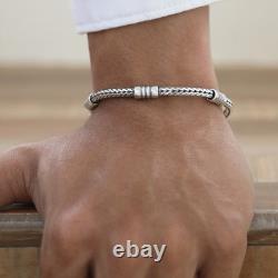 Italian Bracelet and Necklace Made of Solid 925 Sterling Silver