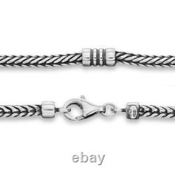 Italian Bracelet and Necklace Made of Solid 925 Sterling Silver