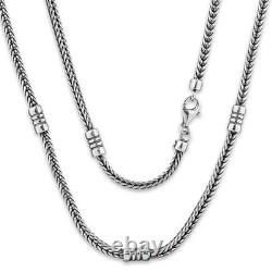 Italian Bracelet and Necklace Made of Solid 925 Sterling Silver