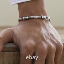 Italian Bracelet and Necklace Made of Solid 925 Sterling Silver