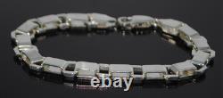 Italian Made Sterling Silver Bracelet 19.34 Grams, FREE POSTAGE WITHIN AUSTRALIA