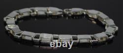 Italian Made Sterling Silver Bracelet 19.34 Grams, FREE POSTAGE WITHIN AUSTRALIA