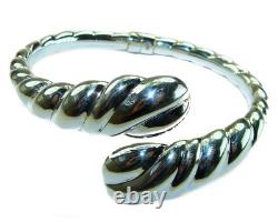 Italy Made 925 Sterling Silver Bracelet 23.60g Highly Polished Silver Jewelry