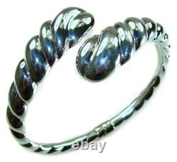 Italy Made 925 Sterling Silver Bracelet 23.60g Highly Polished Silver Jewelry