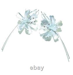 Italy Made. 925 Sterling Silver Flower Earrings 2 3/8 Long Handcrafted Jew