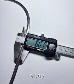 Italy Made Sterling Silver Snake Chain Necklace 28.2g 18in