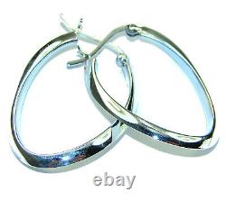 Italy made. 925 Sterling Silver handmade Earrings