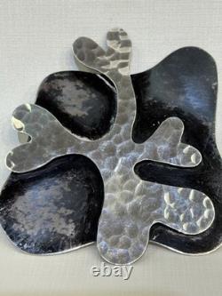 Jean Aro Broch Pendant Sterling Silver Made In Israel