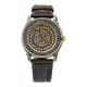 John Hardy Sterling Silver DOTS Collection Leather Strap Watch 4874