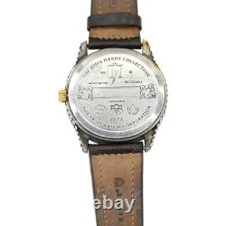 John Hardy Sterling Silver DOTS Collection Leather Strap Watch 4874