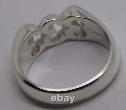 Kaedesigns, Custom Made Sterling Silver Large Ring With Your Choice Of 3 Numbers