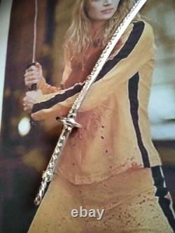 Katana sword Kill Bill pendant made sterling silver 925-artisan product