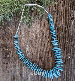 Kewa Turquoise Necklace Santo Domingo Native American Turquois Jewelry Hand Made