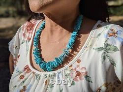 Kewa Turquoise Necklace Santo Domingo Native American Turquois Jewelry Hand Made