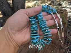 Kewa Turquoise Necklace Santo Domingo Native American Turquois Jewelry Hand Made