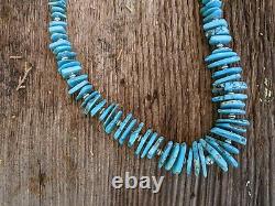 Kewa Turquoise Necklace Santo Domingo Native American Turquois Jewelry Hand Made