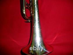King Silversonic Trumpet Made By The H. N. White Co, Solid Sterling Silver Bell