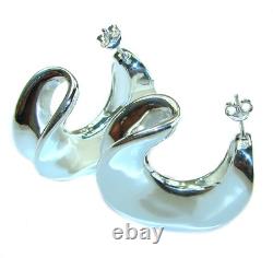 LARGE EXTRAVAGANZA Highly Polished Fancy. 925 Sterling Silver Italy made