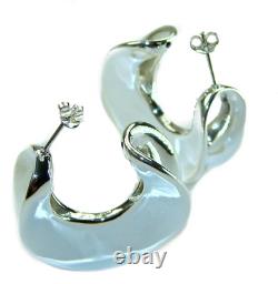 LARGE EXTRAVAGANZA Highly Polished Fancy. 925 Sterling Silver Italy made