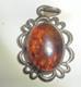 LARGE ORIGINAL Baltic AMBER Hand made 925 STERLING SILVER Pendant