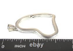 Ladies Sterling Silver Tiffany & Co. Elsa Perelli Keychain Made Into Pendant