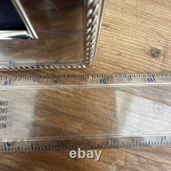Large Beautiful Sterling Silver Picture Frame (Rectangle) made in England