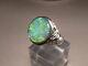 Large Mens Australian Opal Ring sterling silver Any Size (can be made in Gold)