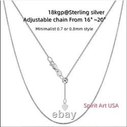 Large Radiant Blue Sapphire Necklace 925 Sterling Silver Made Sim Gemstone
