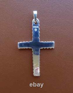 Large Sterling Silver Silver Hand Made Cross 7 Large Sterling Silver Silver Hand Made Cross 7