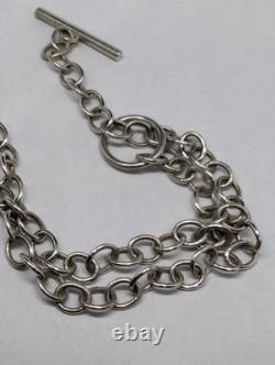 Larimar Aqua Aura Talisman Artisan Hand Made Sterling Silver Necklace. A14a