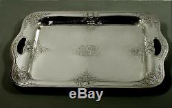 Lebkuecher Sterling Tray c1895 Hand Made 90 Ounces