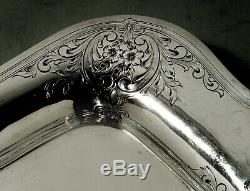 Lebkuecher Sterling Tray c1895 Hand Made 90 Ounces