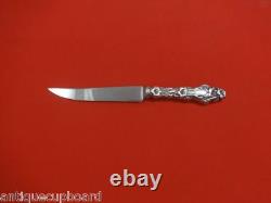Lily by Whiting Sterling Silver Steak Knife HHWS Custom Made Serrated 8 1/2