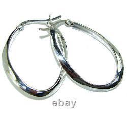 Long Sterling Silver Italy made. 925 Sterling Silver Earrings