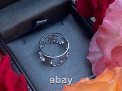 Lucky Clover Sterling Silver Ring with Peridot, Size US 7, Hand- Made in USA