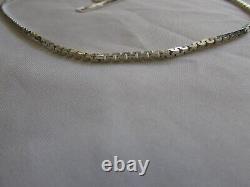 Luke Zion 7mm Dollar sterling Silver Necklace 20 77 grams Made in Italy