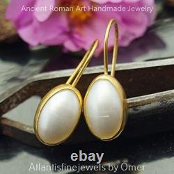 MADE TO ORDER Dainty Drop Pearl Earrings 925 Sterling Silver Custom Jewelry