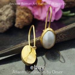 MADE TO ORDER Dainty Drop Pearl Earrings 925 Sterling Silver Custom Jewelry