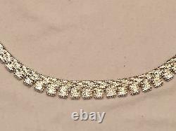 Made in Italy 17 Graduated Riccio Necklace, Sterling Silver 925