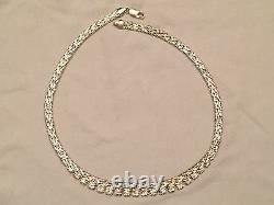 Made in Italy 17 Graduated Riccio Necklace, Sterling Silver 925